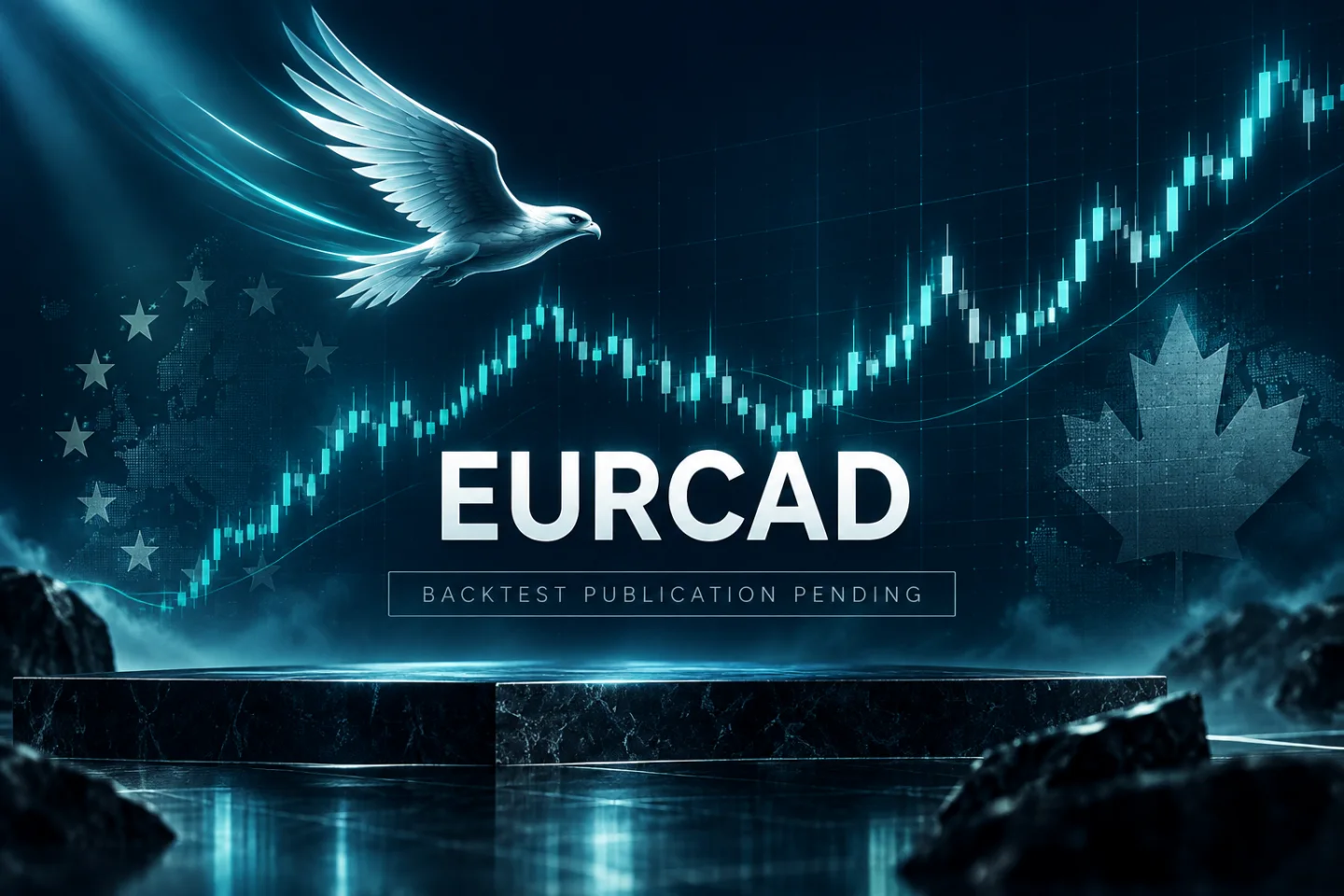 Kestrel EA brand artwork for the EURCAD pair